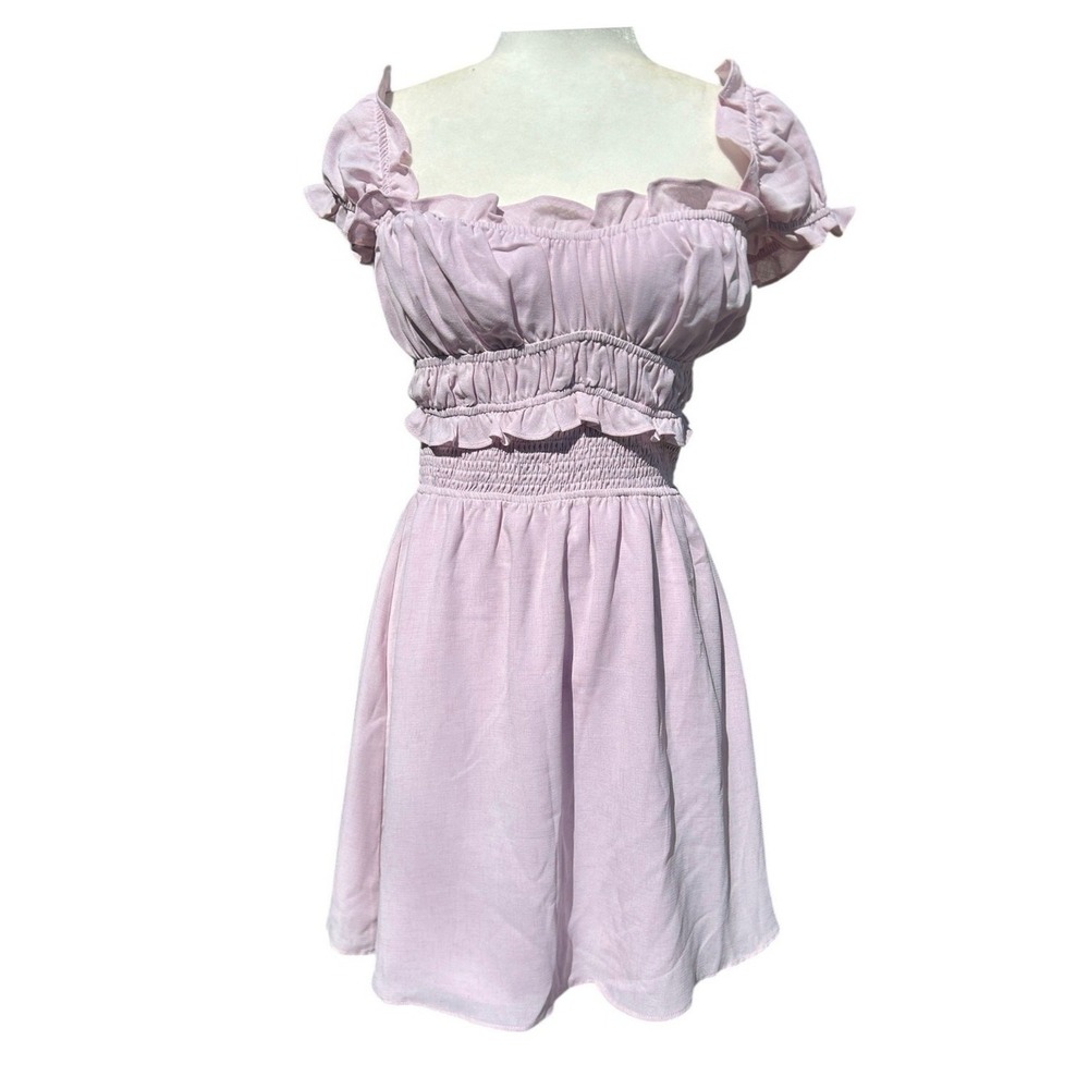 Sabo Yulia Babydoll‎ Dress Small Cottage Milkmaid Ruffle Mini Romantic Retro NWT